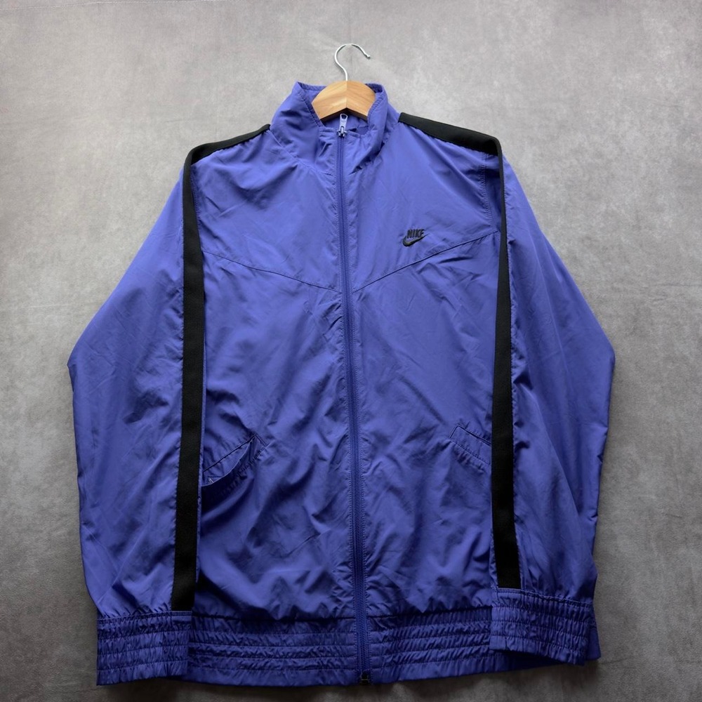 Nike Windbreaker XL Purple 2000s Y2K Tracksuit Jacket